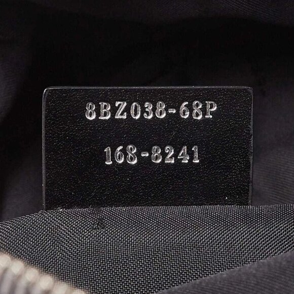 Fendi Black Nylon and Shearling Mini Backpack Bag - Picture 11 of 11